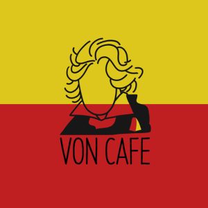 von cafe logo design